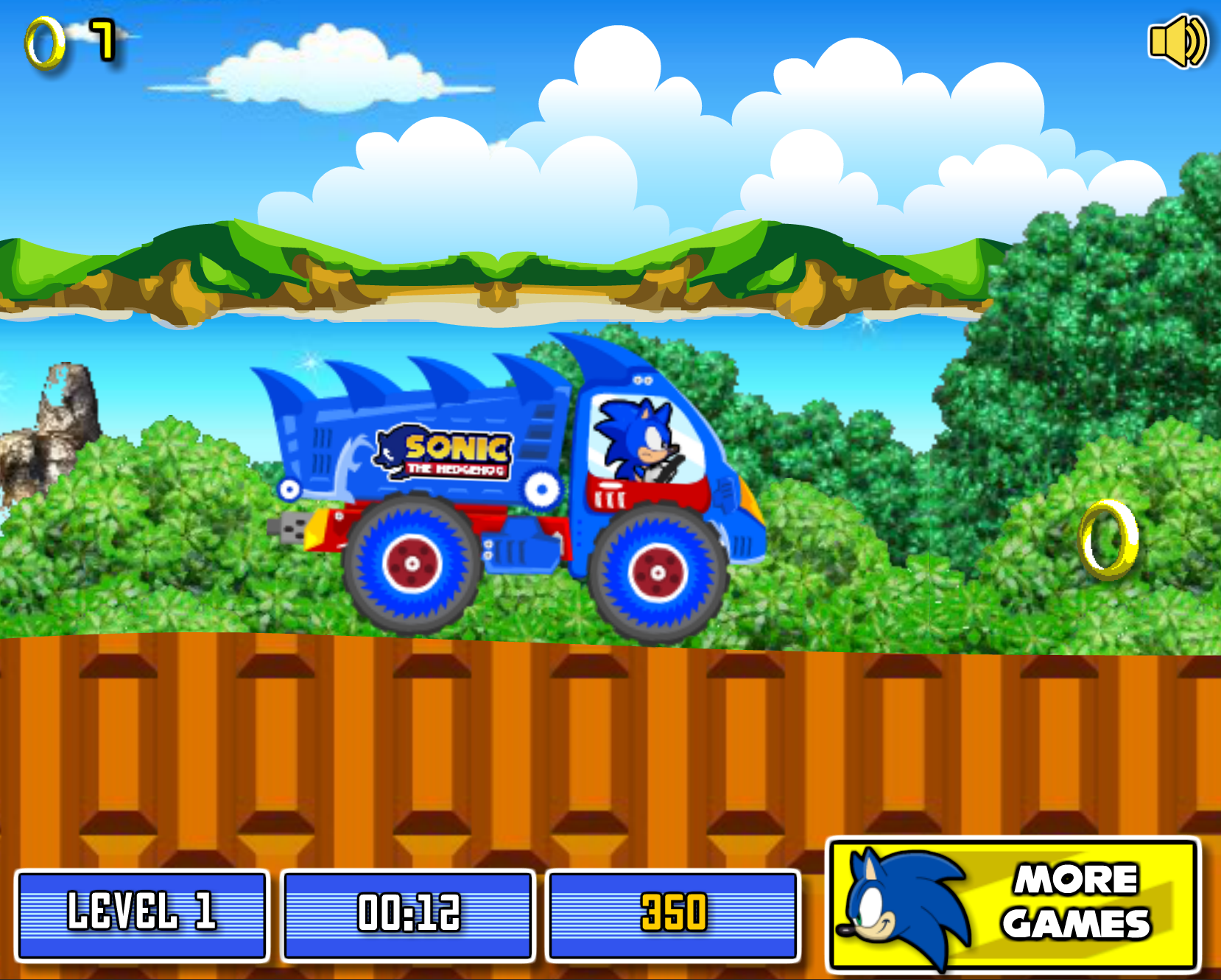 Sonic The Hedgehog X-Treme Truck