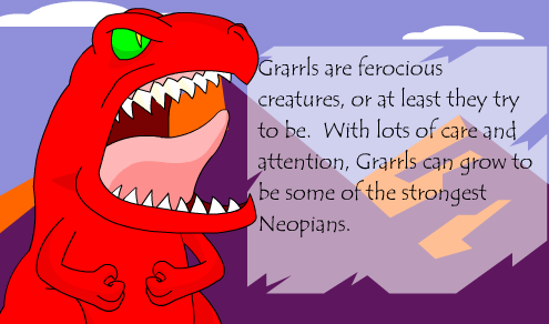 Neopet Preview: Grarrl