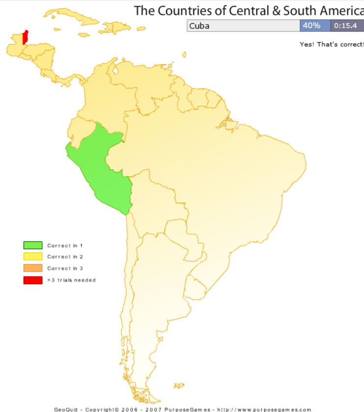 The Countries of Central & South America