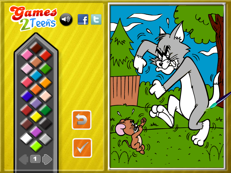 Tom and Jerry Online Coloring