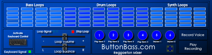 ButtonBass Blue Reggaeton Mixer