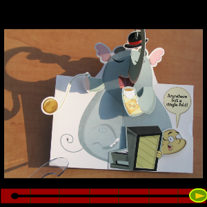 Yo-Yo Totin' Elephant Card