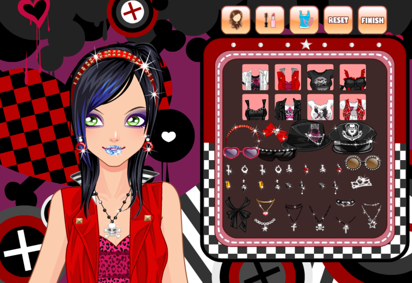 Glam Punk Make Up Game