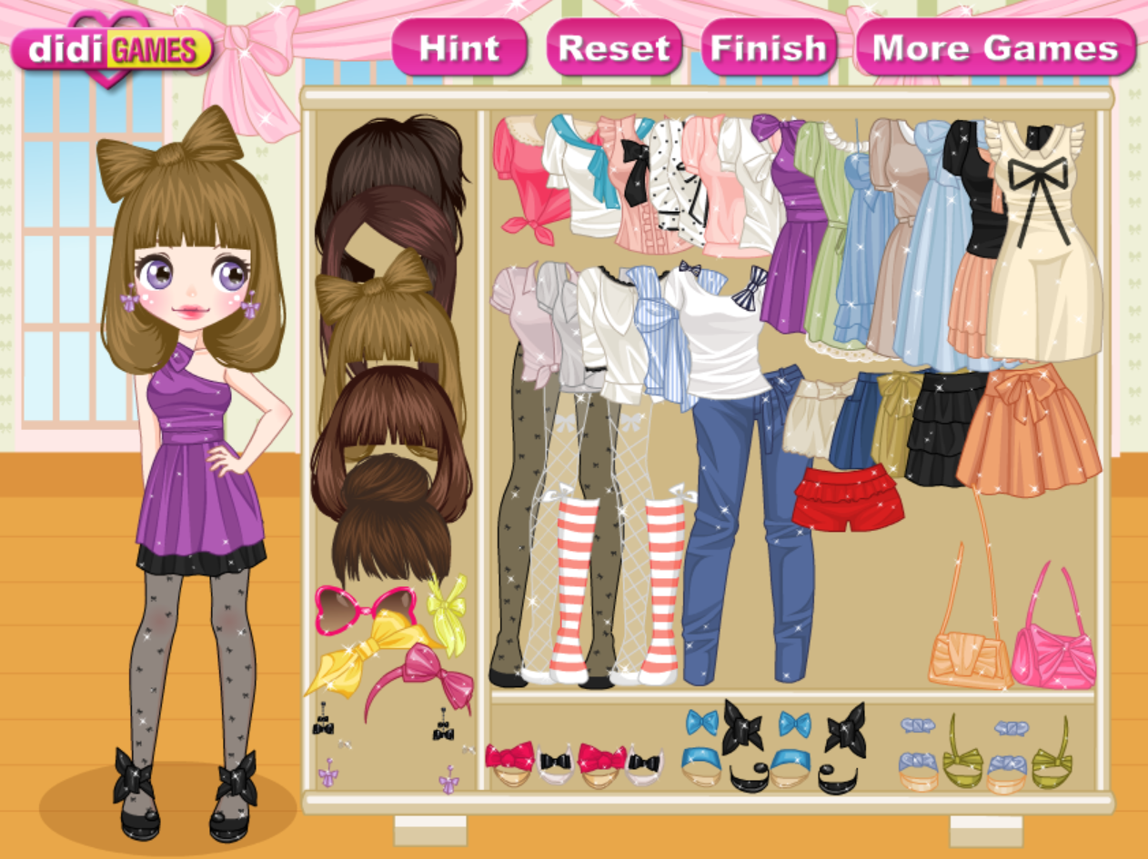 Cute Bow Dress Up Game