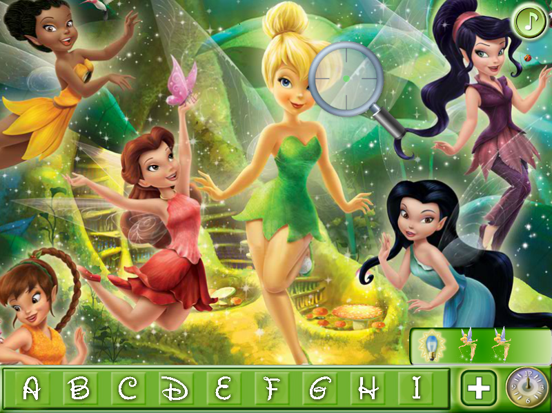 Disney Fairies Hidden Letters