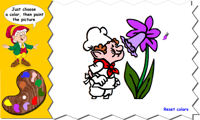 Keebler Coloring Book - Spring Flowers