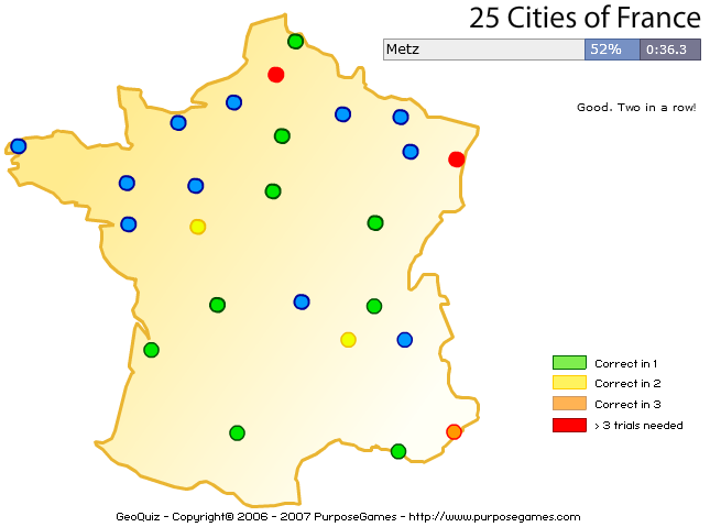 25 Cities of France