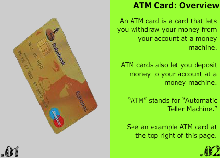 Getting Money Out: ATM CARDS! -A Series-