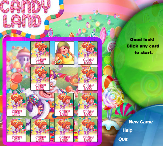 Candy Land: Lolly's Magical Matching Game