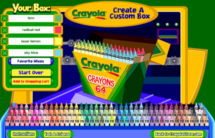 Crayola - Create a Custom Box