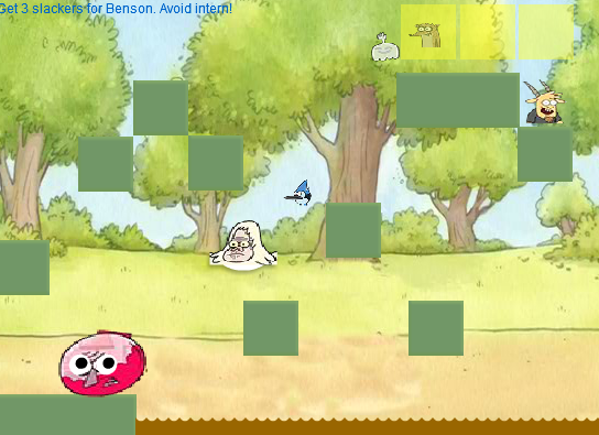 FLash Game: Regular Show-Catch the Slackers