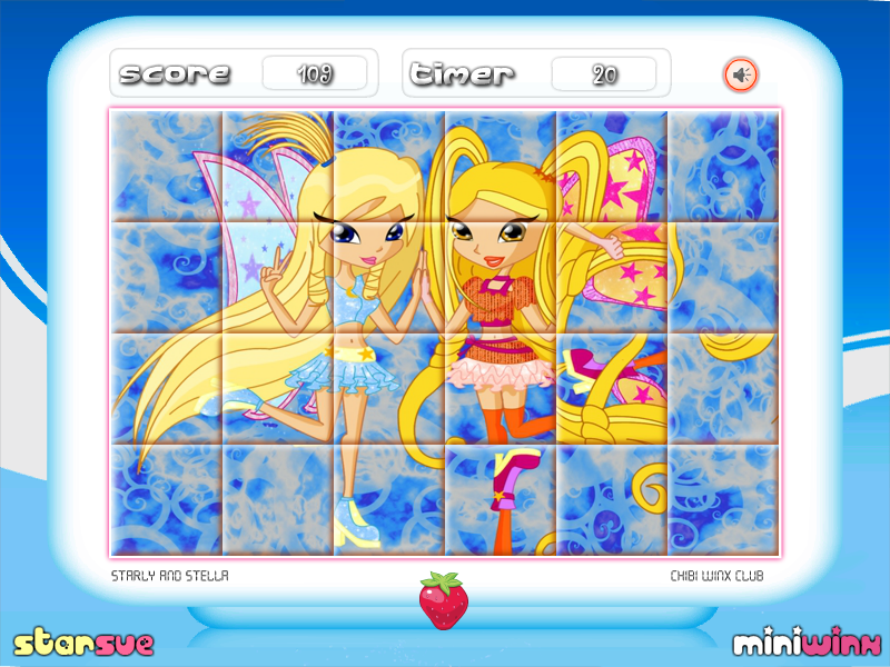 Chibi Winx Club: Rotate Puzzle