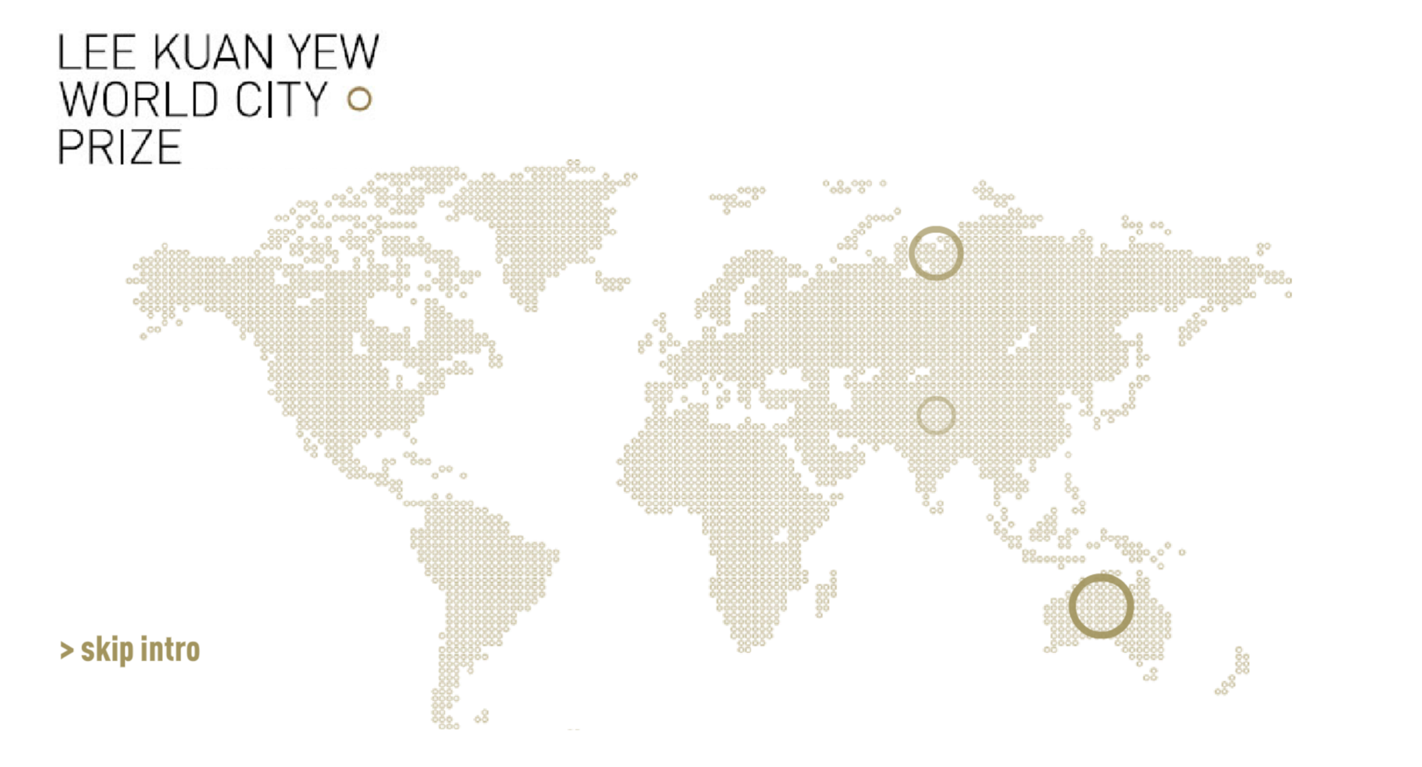 Lee Kuan Yew World City Prize 2011 Website Intro (Singapore)