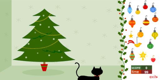 Hallmark "A Cat's Christmas Game" E-Card