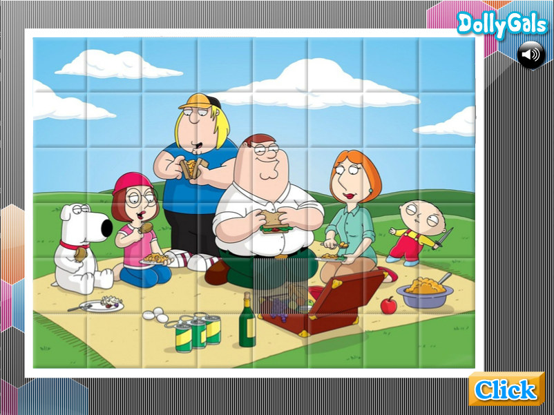 Family Guy Picnic: Set The Blocks