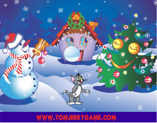 Tom and Jerry Falling Ice