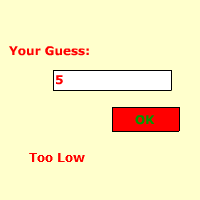 Simple guessing game
