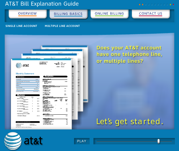 AT&T Bill Explanation