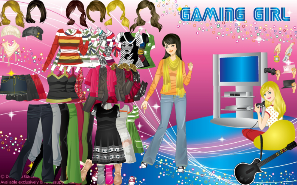 Gaming Girl Dress Up