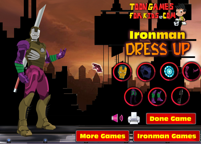 Ironman Dress Up