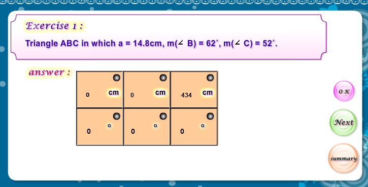 Solving the triangle