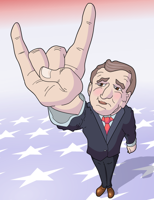 Bush Flips the Horns