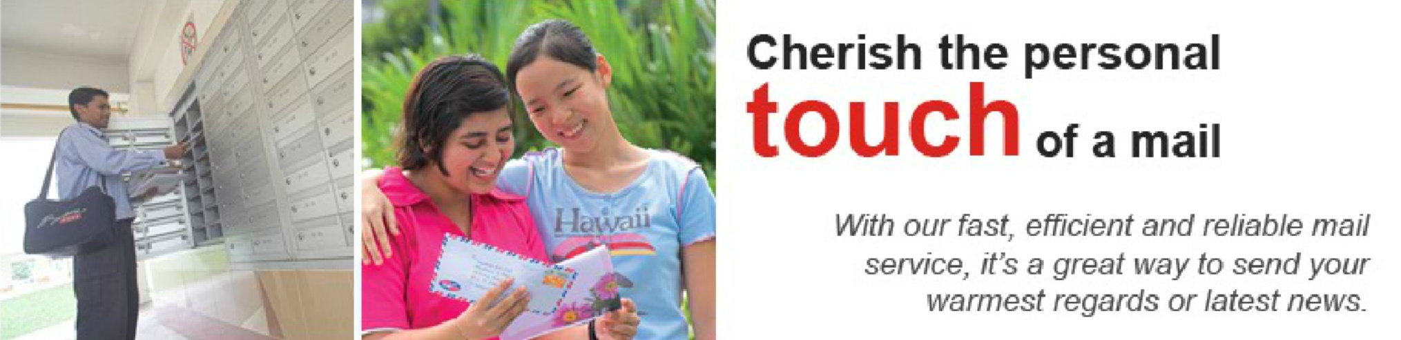 Singapore Post 2008 Website Banner