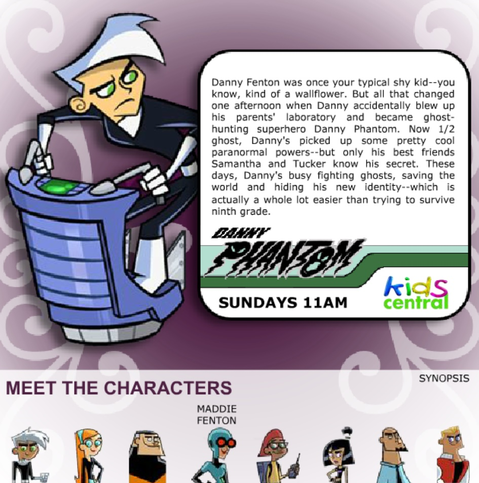 Danny Phantom (TV Program Information, Singapore)