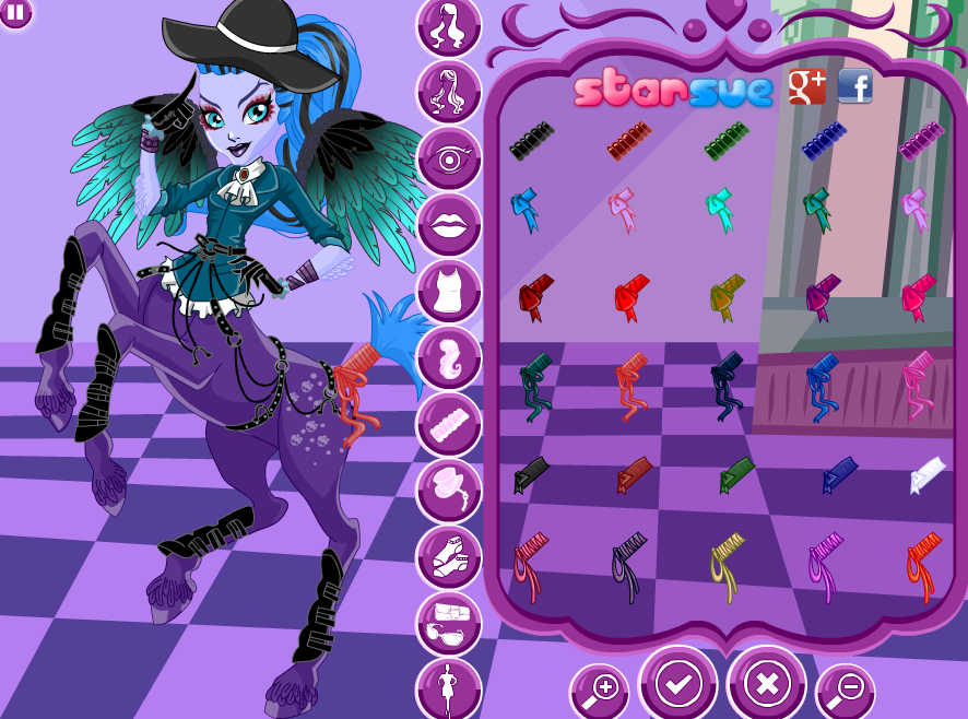 Monster High Freaky Fusion: Avea Trotter Dress Up