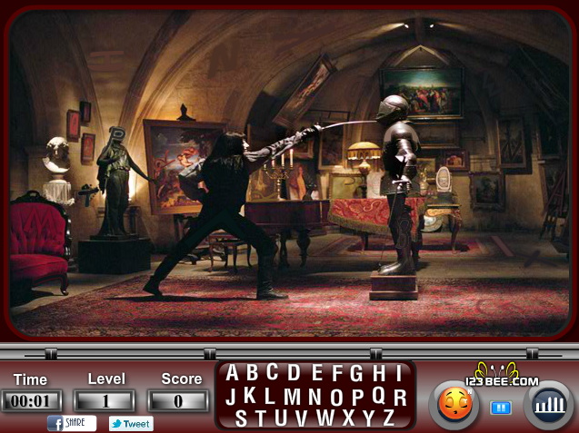 V for Vendetta - Find the Alphabets