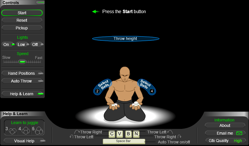 J-Sim The Flash Based Juggling Simulator