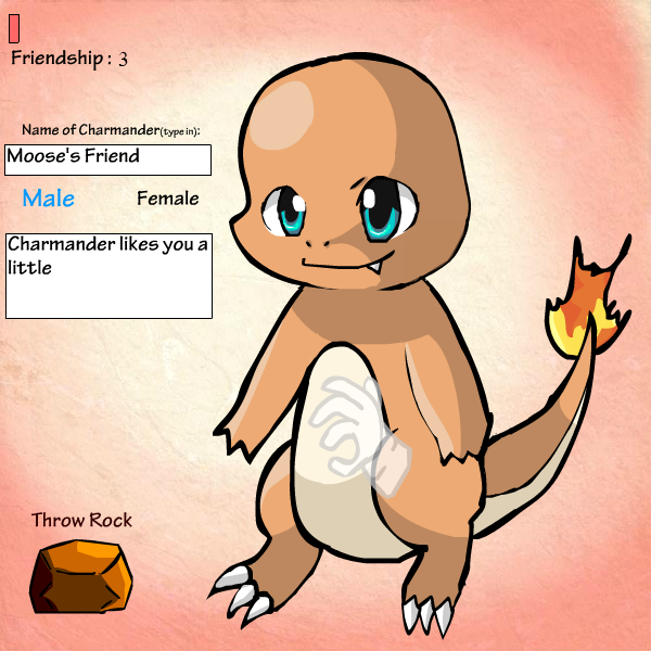 Interactive Charmander
