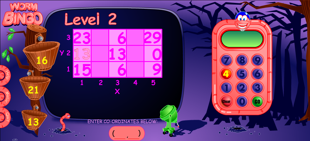 Worm Bingo