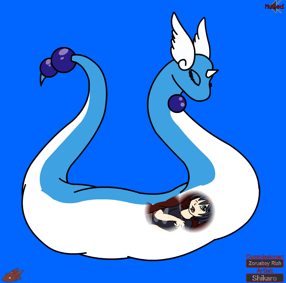 Dragonair Nom (x-ray) - ZoruaboyRich