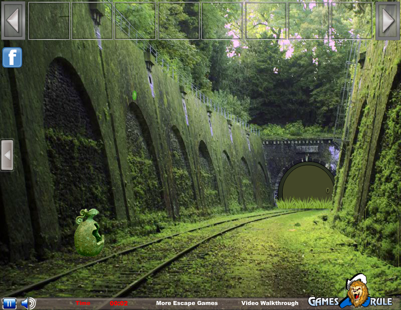 Abandoned Forest Train Route Escape