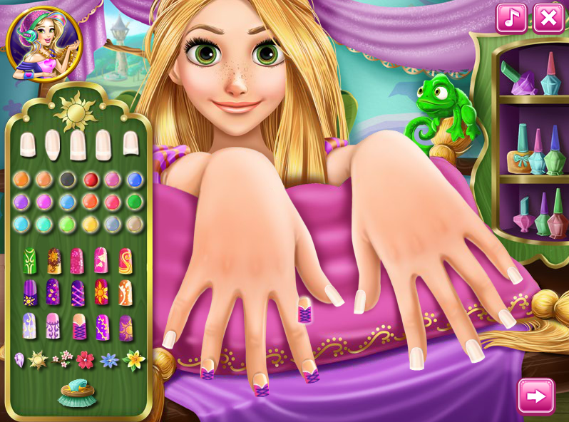 Rapunzel Manicure