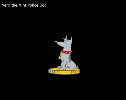Nero the Mint Police Dog Clip