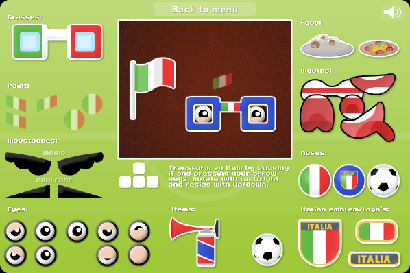 Dress Up Yourself! 4: World Cup Edition Italian Fever