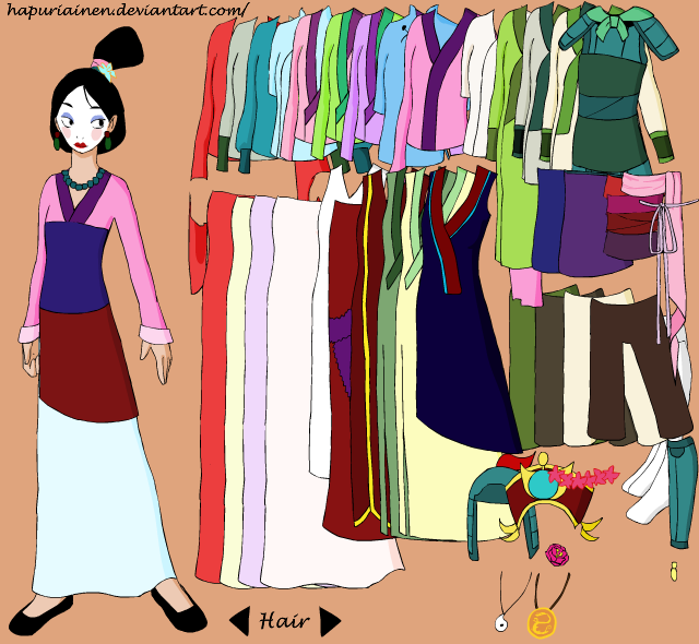 Mulan Dress Up