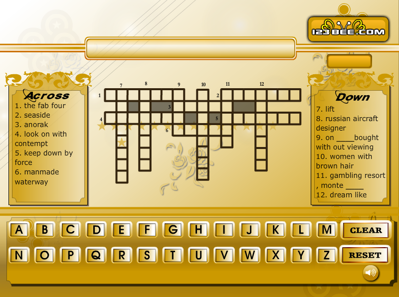 Crossword Game Play - 68