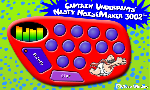 Captain Underpants Nasty Noisemaker 3002