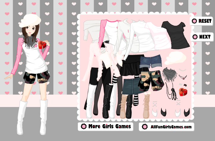 Valentine's Day Dress Up Game