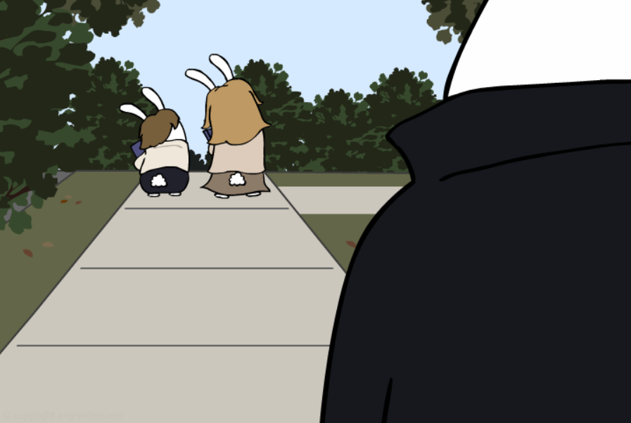 Halloween in 30 Seconds (and Re-Enacted by Bunnies)