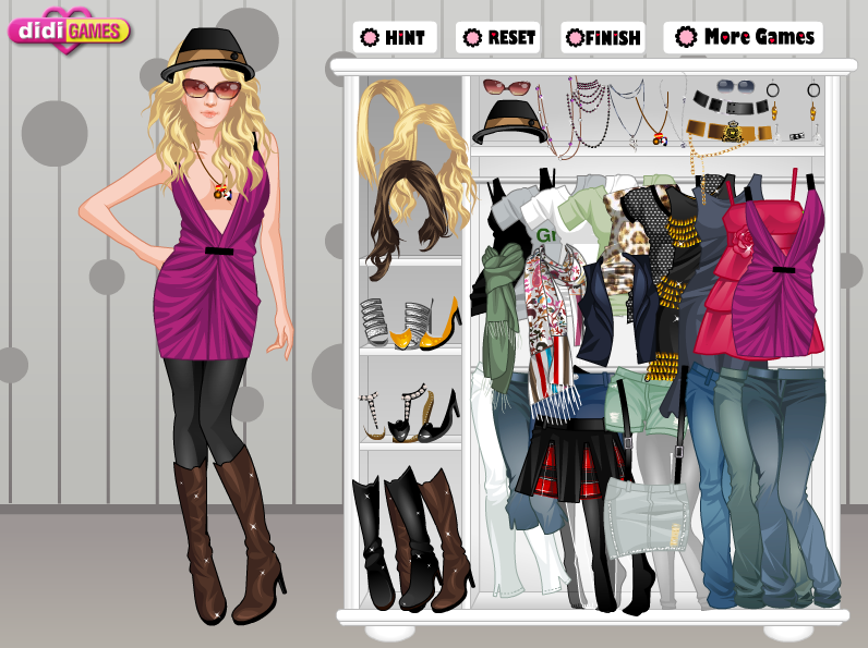 Hilary Duff Dress Up Game