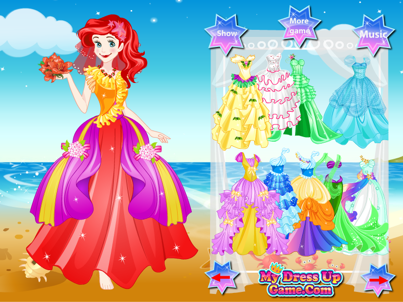 Wedding Ariel Dress Up