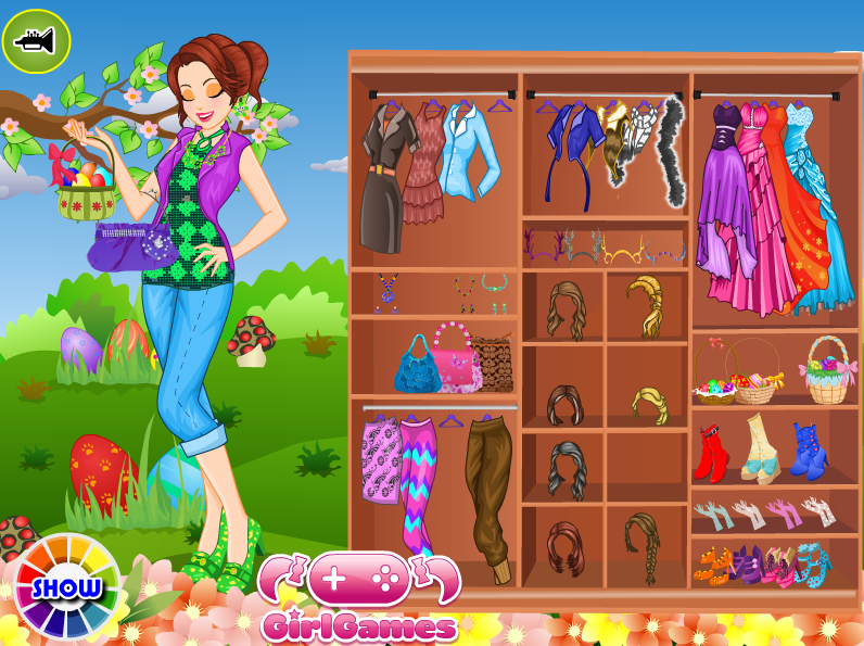 Easter Girl Dressup