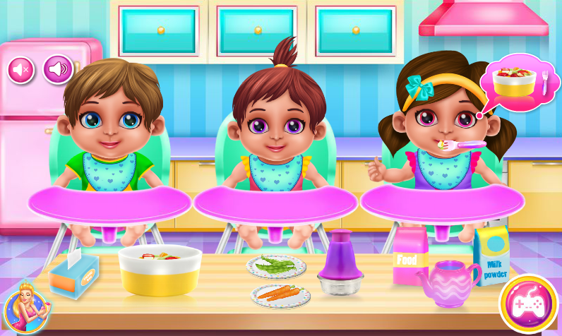 Crazy Mommy Triplets Care