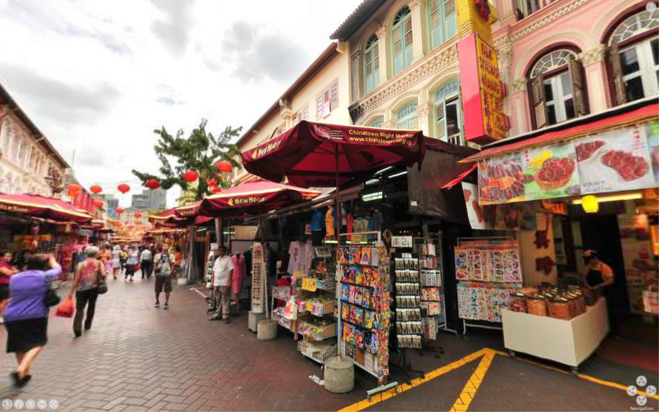 Chinatown Singapore: Year 2009 Virtual Reality Image