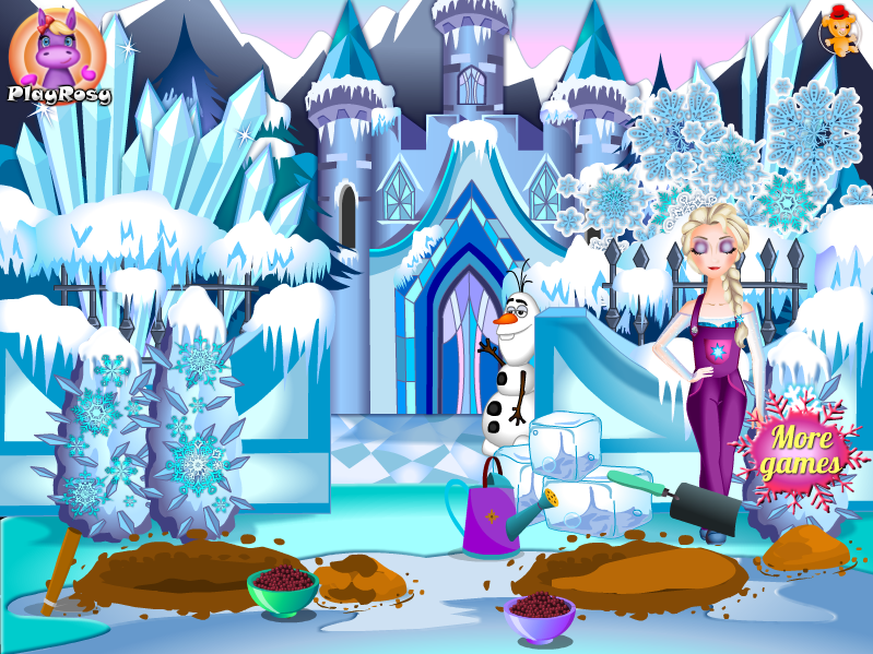 Elsa's Ice Garden