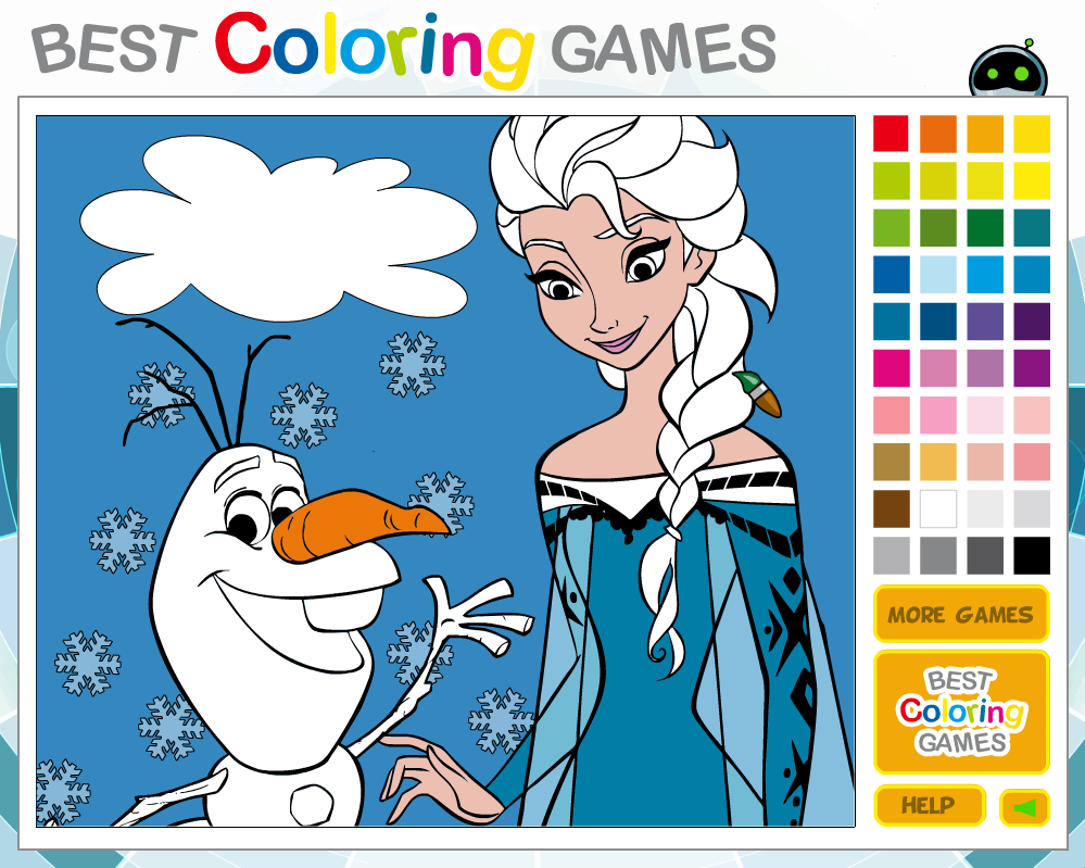 Princesa Elsa y Olaf